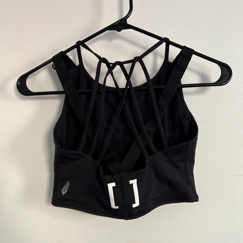 FP movement x [solidcore] Black Long Line Sports Bra